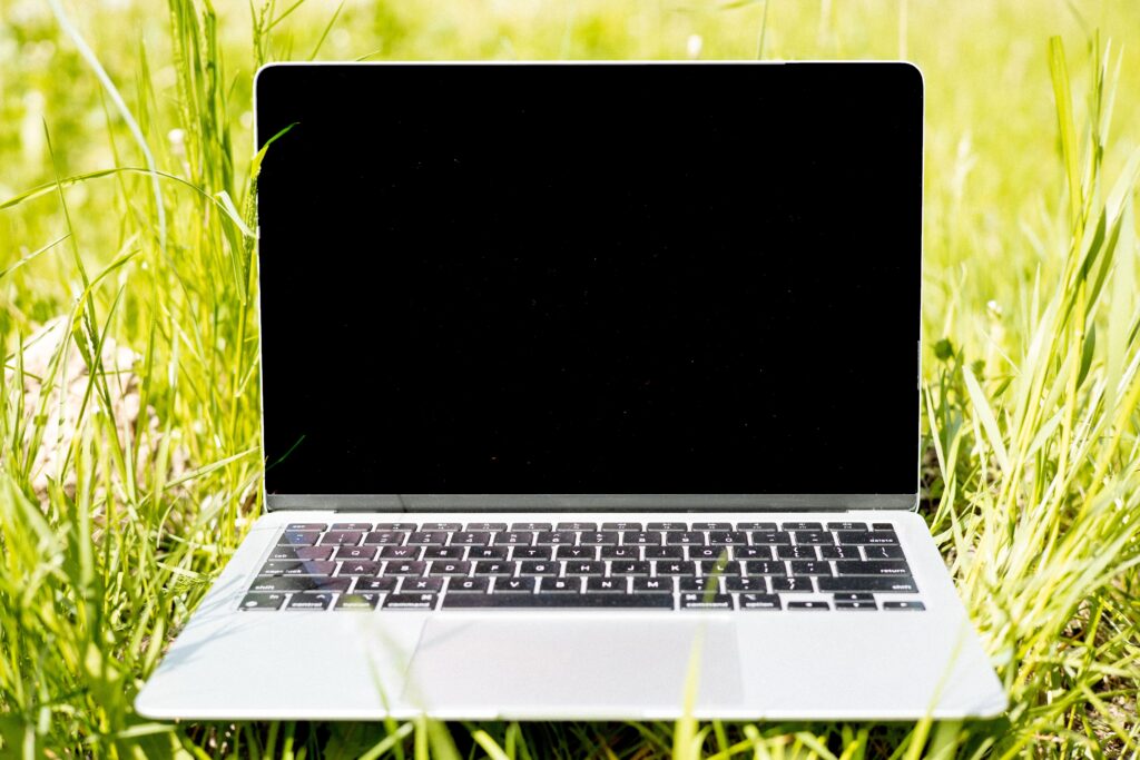 PDF Lead Magnets & Workbooks virtual assistant designing a digital workbook on a laptop