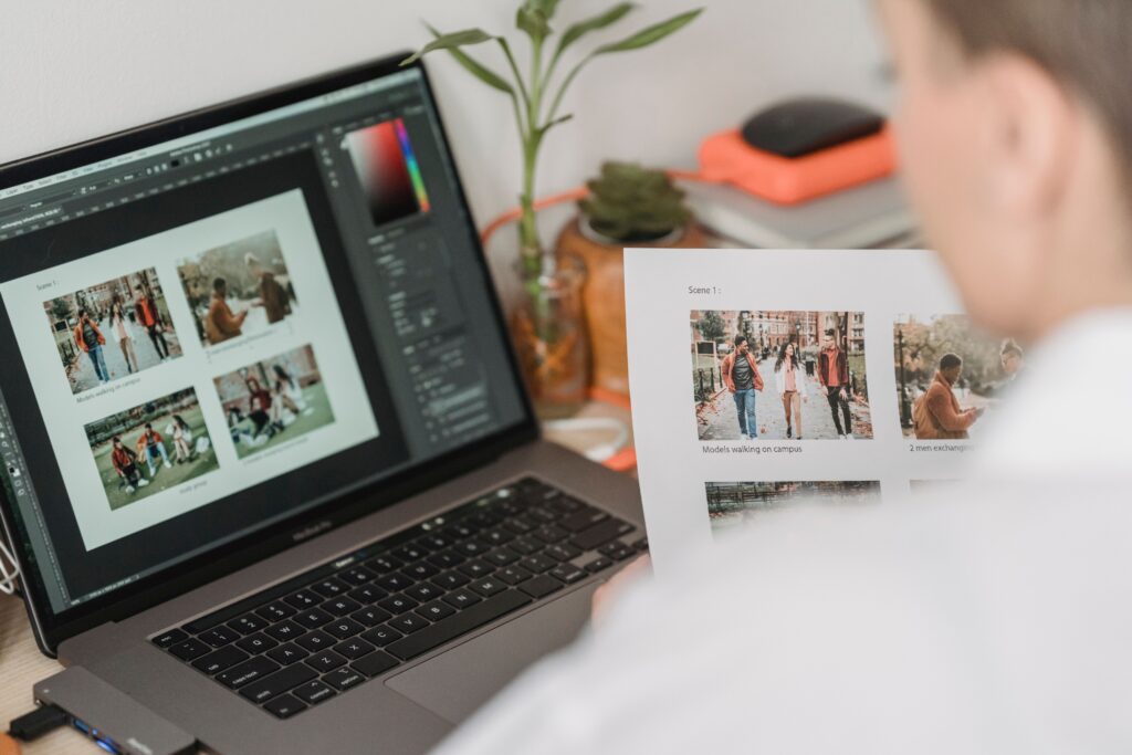 Small business owner reviewing tasks before outsourcing to a virtual assistant